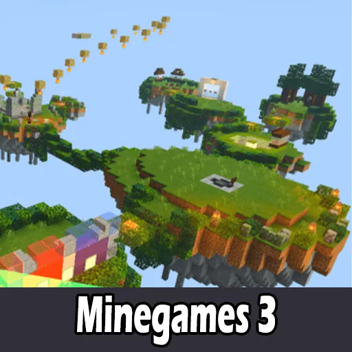 Minegames 3 Map for Minecraft PE