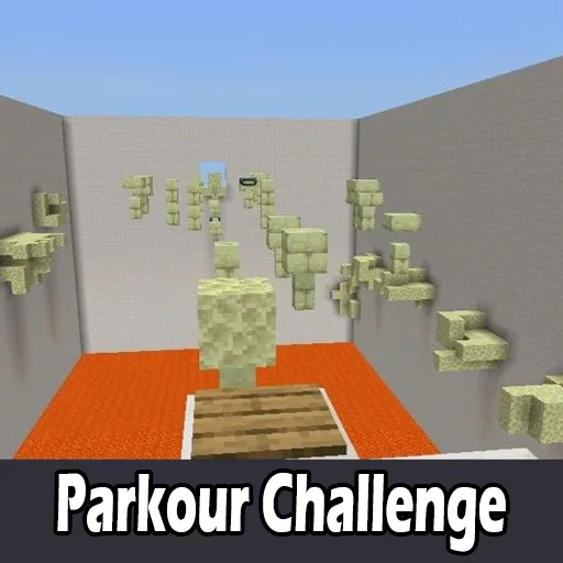 Parkour Challenge Map for Minecraft PE