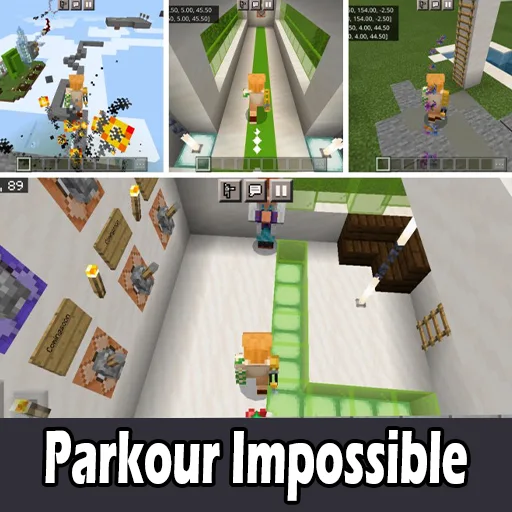 Parkour Impossible Map for Minecraft PE