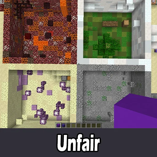 Unfair Parkour Map for Minecraft PE